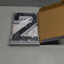 ISUNMEA 9 Inch Solar Lighted House Numbers for Outside, Light Up Waterproof LED Address Numbers Signs for Houses, Large Personalized Illuminated Exterior Modern House Numbers Light (2-Black, 9IN)