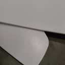 52-Inch White Ceiling Fan Without Light, Modern Low-Profile Flush Mount Fan with Remote, 6-Speed Reversible Quiet DC Motor,for Balcony, Living Room, Bedroom (No Light)