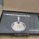 9.45" Titanium Pans for Cooking Pure Healthy Titanium Frying Pan