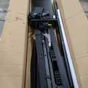 Marsail Electric Standing Desk with Ergonomic Keyboard Tray, Adjustable Desk with 27.5 to 46.7 Height Range, 4 Memory Presets, Smooth and Quiet Lifting, 48 x 24 inch Adjustable Height,TZESD14 Brown