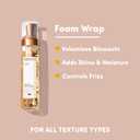 Mizani Foam Wrap Curly Hair Styling Foam - Anti Frizz Moisturizing Hair Mousse with Shea Butter, Smooth and Shine, Non-Greasy, Silicone-Free, Free from Drying Alcohols