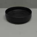 CD HOME 10" Decorative Bowl,Ceramic Fruit Bowl for Kitchen Counter,Entryway Key Holder & Jewelry Organizer - Modern Centerpiec, (Black)