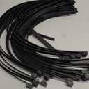 Black Zip Ties Heavy Duty 20 Inch Outdoor, 250lb Extra Large Cable Tie Wraps Long Plastic Wire Ties Wide Big Strong Thick Zipties 40 Pack