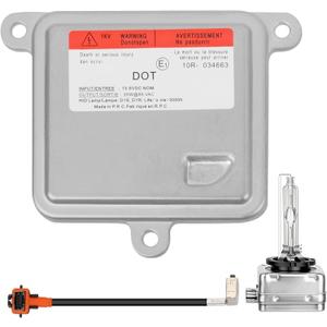 HID Headlight Ballast W/Igniter & D3S Bulb fit for Chevy Blazer Impala Malibu Suburban Tahoe Cadillac Escalade Yukon 2014-2020,Replace 13503432, 20928264, 13587720 Xenon Ballast Control Module