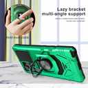 Ailiber Phone Case for Samsung Galaxy S24 Ultra 5G, Samsung S24Ultra 5G Case with Screen Protector, Ring Kickstand for Magnetic Car Mount, Heavy Duty Protective Phone Cover for Galaxy S24 Ultra-Green