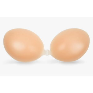 Strapless Sticky Adhesive Bra Invisible Push up Reusable Silicone Off Backless Viscous for Women Dress, A