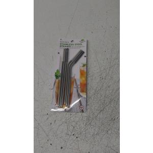 6 Pcs Stainless Steel Straws, Reusable Metal Straws for 30 oz & 20 oz Tumblers Cups Mugs Cold Beverage, Free Cleaning Brush Included