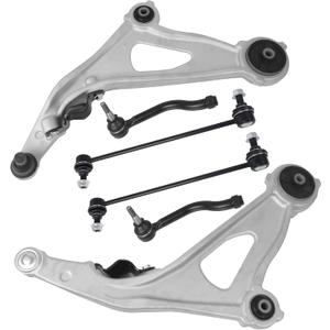 6Pcs Front Control Arm Kit for Nissan Pathfinder 2013-2019, for Infiniti QX60 2014-2019, for Infiniti JX35 2013, 2 Lower Control Arms/ 2 Sway Bar End Links/ 2 Outer Tie Rod Ends