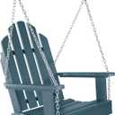 Highwood Classic Westport Adirondack Single Seat 1-Person Porch Swing, Woodland Brown