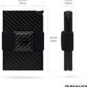 BEWMER 3 Shielded Credit Card Wallet for Men & Women | Men's Ultra Slim Wallet with Money Clip | Anti-cloning Protection Rfid Wallet For Men | Document, Pass and Credit Card Holder Minimalist Wallet