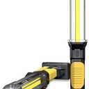 WARSUN Work Light Rechargeable LED 1500 Lumens Super Bright COB Portable Work Lights Magnetic Base and Hook Work Flashlight for Car Repair Machine Emergency (1 PACK)
