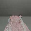 SHENHE Girl's Floral Corset Dress Lace Up Tie Shoulder Smocked Fit and Flare Flowy Sundress, XS