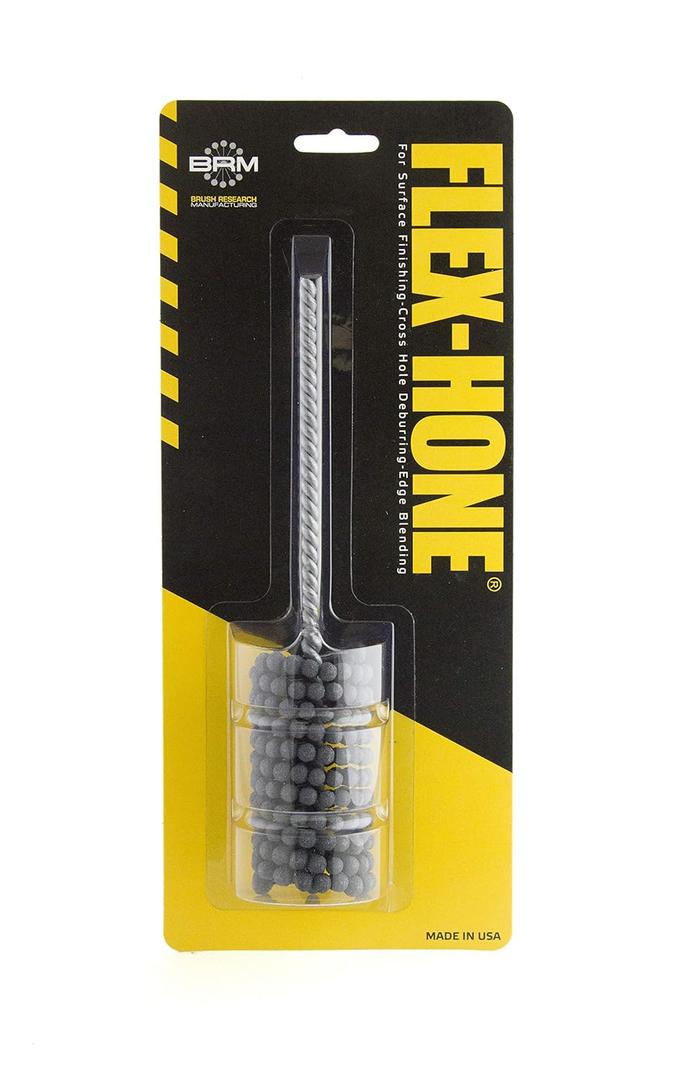 Brush Research BC11424 FLEX-HONE, 1-1/4" (31.8mm) Diameter, 240 Grit, Silicon Carbide, For Mild Steel, Stainless Steel, Cast Iron and Softer Ferrous Materials