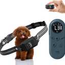 Small Shock Collar for Small Dogs, Dog Training Collar with Remote for Small & Medium Dogs 5-30lbs, Waterproof, Rechargeable, 1300ft Range, Collar with Beep, Vibration, Safe Shock (Black)
