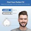 Full Face CPAP Masks with Headgear, Replacement Mask Set for F20,TMS Comfort Series Nasal CPAP MASK. cpap mask,Full Cover Assembly Kit, Elbow and Cushion,Medium