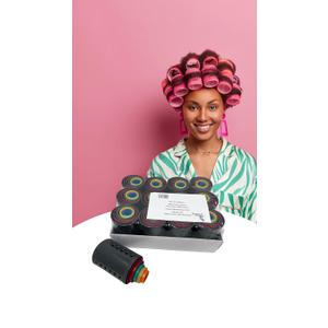 Hair Curler Roller Set/Set of 96 Stackable Rollers / 8 Size Rollers From Extra Small to Extra Large / 12 Rollers per Size - Hairdressing Curlers for Women - Curling Styling Tool