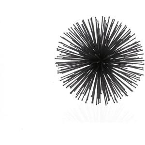 Modern Day Accents 5367 Erizo Urchin Small Black Sphere, Coffee Table Room Decor, Black Decor, Table Decor, Shelf Decor, Modern Decor, Starburst Centerpiece, Spike Ball Decoration, Home, 6" D