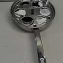 Egg Poacher Pan - Stainless Steel Poached Egg Cooker  Perfect Poached Egg Maker  Induction Cooktop Egg Poachers Cookware Set with 6 Nonstick Large PFOA FREE Egg Poacher Cups and Silicone Spatula