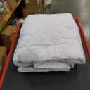 U-NICE HOME Loveseat Sofa Cover Reversible Couch Cover for Dogs with Elastic Straps Water Resistant Furniture Protector for Pets Couch Cover for 2 Cushion Couch (Loveseat, Light Grey/Light Grey)