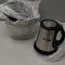 3-Speed Electric Food Processor: Meat Grinder, Vegetable Chopper & Baby Food Maker - 300W, 2 Bowls (8 Cup Stainless Steel+8 Cup Glass), Quiet Operation