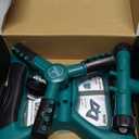Joeys Sprinkler for Yard, Rotating Garden Sprinkler for Large Area Coverage, Lawn and Yard Sprinklers (Green)