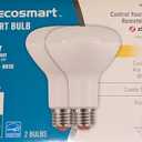 Ecosmart Smart Bulb 65W Replacement LED BR30 2-Pack with Zigbee Voice Control