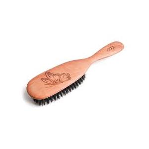 Desert Breeze Distributing 100% Pure Wild Boar Bristle Hair Brush PW1 Pear Wood Handle