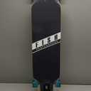 FISH SKATEBOARDS 41-Inch Downhill Longboard Skateboard Through Deck 8 Ply Canadian Maple, Complete Cruiser, Free-Style