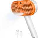 Cat Steam Brush with Waterless Shampoo, 3-in-1 Pet Steam Brush for Dog, Self Cleaning Pet Spray Hair Removal Comb for Long Haired Pets, Cool Mist Only