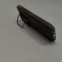 Genuine Leather Case for iPhone 16 Pro (6.3 inch), Vintage Crazy Horse Leather Case with Stand, Magnetic Phone Case with Camera Frame Holder, MagSafe Compatible