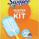 Swiffer - Duster Trap & Lock Kit, 1 Handle + 3 Refills - 1 Set, Light Blue