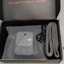 Red Light Therapy for Shoulder with Heat & Massage, 6 Modes 5000mAh Cord-Free Controller Infrared Light with 216 Beads 660nm & 850nm Portable Heated Shoulder Pad, Last 110-240mins