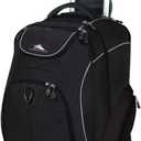High Sierra Powerglide Wheeled Backpack, Black, One Size
