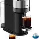 Nespresso Vertuo Next Deluxe Coffee and Espresso Machine by De'Longhi, Chrome