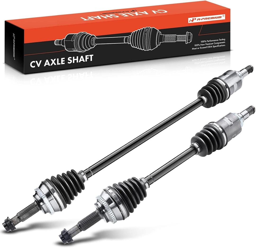 8 x A-Premium Pair (2) Front CV Axle Shaft Assembly Compatible with Toyota Corolla 2009-2018, Matrix 2003-2013 & Pontiac Vibe 2003-2010, L4 1.8L, Driver and Passenger Side