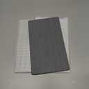 2PCS Water Absorbing Stone Drying Tray Mat for Bathroom Sink & Kitchen Counter Organizer, Quick Dry Dish Soap Dispenser Sponge Holder, Vanity Sink Caddy, Coaster, Dark Gray - 10" x 6"