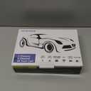 3 Channel 4K WiFi Dash Cam, 4K+1080P+1080P Front Inside and Rear, Triple Dash Camera with 32GB Card, APP Control, G-Sensor, 24 Hours Parking Mode, Loop Recording, Night Vision