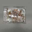 GORAIS Bridal Hair Comb Rose Gold Pearl Wedding Hair Accessories Hair Pieces for Brides and Women