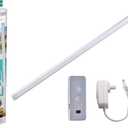 BLACK+DECKER LED Under Cabinet Light Kit, Motion Sensor, Dimmable, Linkable, 3 Color Settings, Tool-Free, Utility Light, Closets, Garage, Pantry, (1) 24" Bars