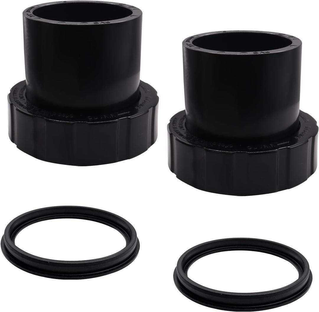 2 Pack SPX3200UNKIT Compatible with Hayward Union Connector Kit,Hayward Tristar, Northstar, EcoStar Pumps, SwimClear Cartridge Filter Universal H-Series Low Nox Heater