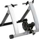Trainer Bicycle Indoor Trainer Exercise Machine Ride All Year Around with 850 Gram Machined Steel Flywheel for The Most Natural Pedal Feel
