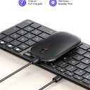 seenda Bluetooth Keyboard and Mouse Combo for Mac, SKM64-2 Rechargeable Silent Wireless Keyboard Mouse Compact Slim, 3 Multi-Device Connection, Compatible for Mac MacBook Pro/Air iPad, Black Gray
