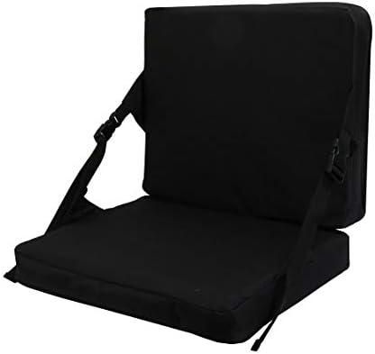 KIMI HOUSE Indoor & Outdoor Folding Chair Cushion, Foldable Portable Stadium Seat,Chair Cushion for Sports Events, Outing, Travelling，Hiking, Fishing 4pcs