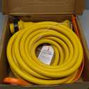 Kohree 25' RV Power Extension Cord 30 Amp Twist Lock RV Adapter Plug 30M/30F with RV Power Adapter 15 Amp to 30 Amp, LED Indicator & Grip Handle, 125V, 3750W, ETL Listed