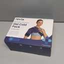 REVIX Shoulder Ice Pack Rotator Cuff Cold Therapy, Ice Packs for Injuries Reusable Gel for Shoulders Pain Relief, Bursitis and Swelling, Cold Compress Shoulder Ice Wrap