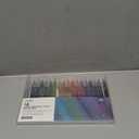 Grabie Jumbo Glitter Gel Ink Pen Set Of 18, Metallic Vibrant Sparkle Gel Pens for Coloring, Sparkle Markers, Glitter Pens for Adults (18 Colors Jumbo Gel Pens)