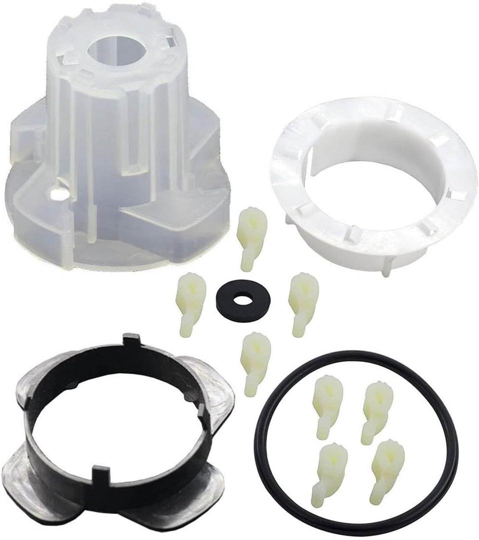 Seentech UPGRADED 285811 Medium Cam Agitator Repair Kit with 8pcs 80040 Washer Agitator Dog - Compatible with Whirlpool, Ken-more Washers  Replaces: 285811VP,3347410,3351001,3363663,AH334650