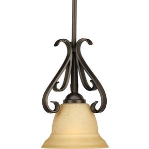 Progress Lighting P5153-77 Traditional Six Bath from Broadway Collection in Pewter, Nickel, Silver Finish Lighting Accessory, 7-1/2-Inch Diameter x 11-Inch Height, Forged Bronze