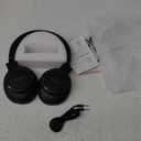 KVIDIO Active Noise Cancelling Headphones, 70 Hours Playtime Bluetooth Headphones Wireless with Microphone, Transparency Mode, Deep Bass and Hi-Fi Stereo Sound Over Ear Headphones for Travel Office (Black)