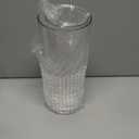 Nuogo 12 Pcs Plastic Clear Cylinder Vase for Home 10 Inch Acrylic Flower Clear Vase Centerpiece for Centerpieces Wedding Party Decorations